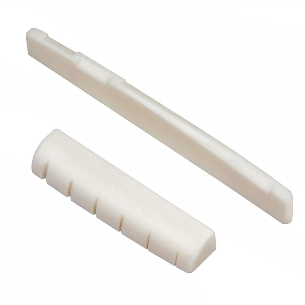 Strings and Accessories |   Guitar Saddle Nut White Cattle Bone for 41 Inch Folk Guitar White Musical Instruments Strings & Accessories