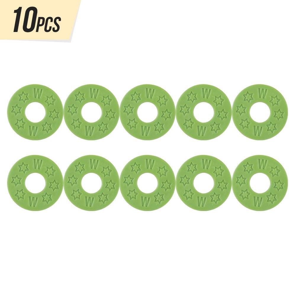 Strings and Accessories |   10pcs Guitar Strap Locks Blocks Green Musical Instruments Green