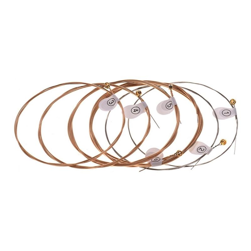 Strings and Accessories |   DP-010 Extra Light Acoustic Guitar Strings Hexagon Alloy Wire Phosphor Bronze Wound Corrosion Resistant 6 Strings Set Musical Instruments Strings & Accessories