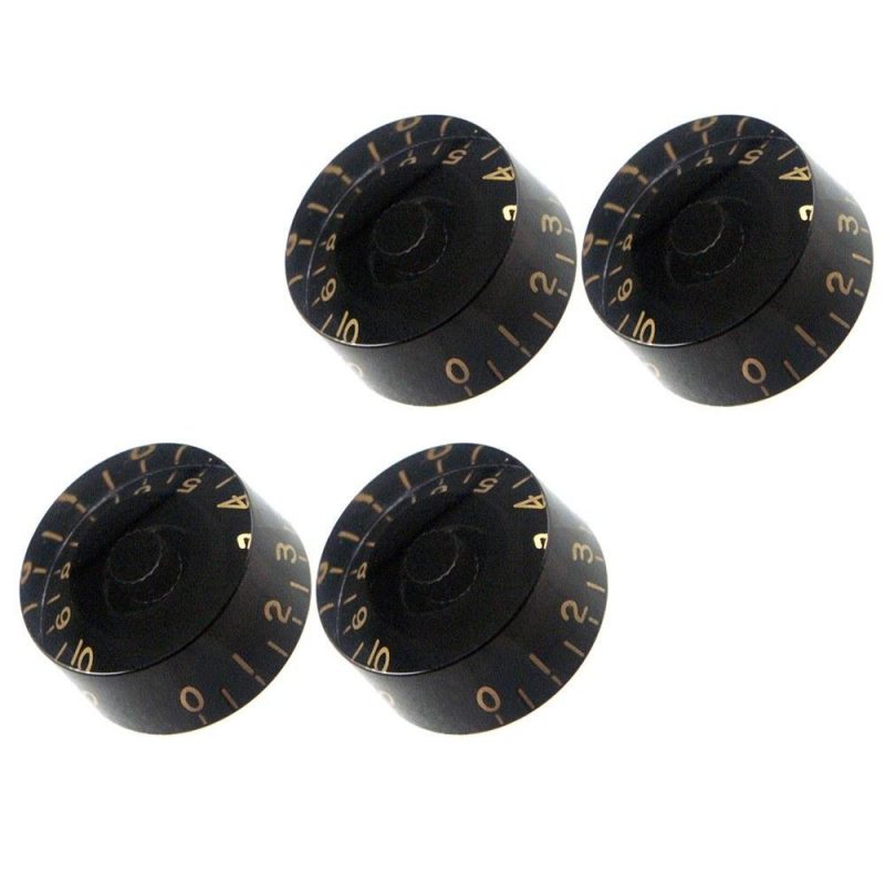 Strings and Accessories |   Electric Guitar Tone Volume Control Knobs for EPI/LP Electric Guitar 4PCS Black Musical Instruments Black